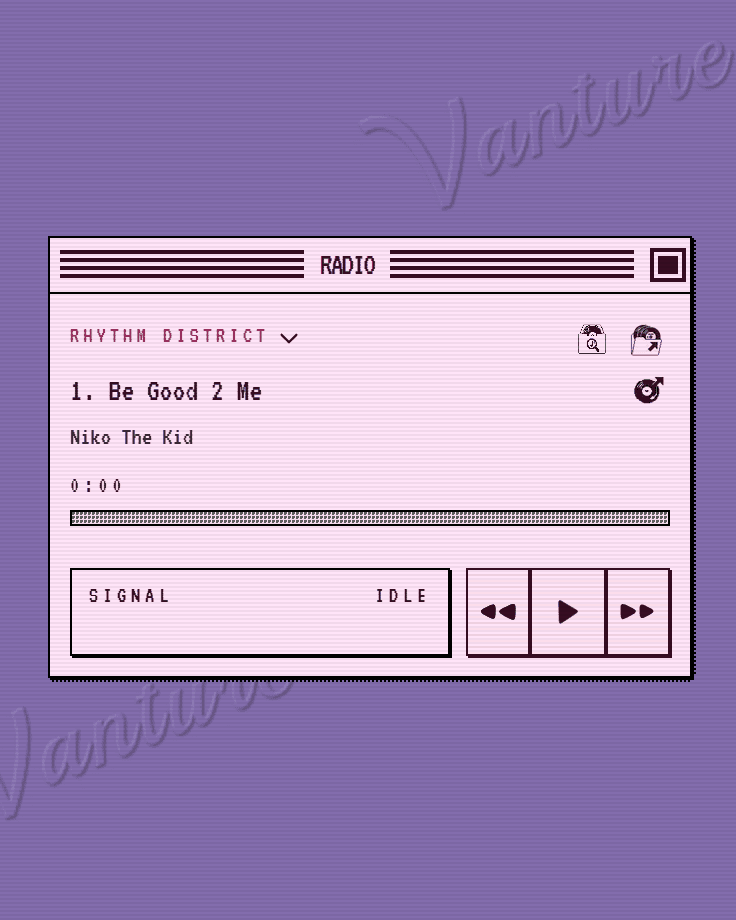 Vanture Club: An 80s Miami Radio Inside a Retro Desktop